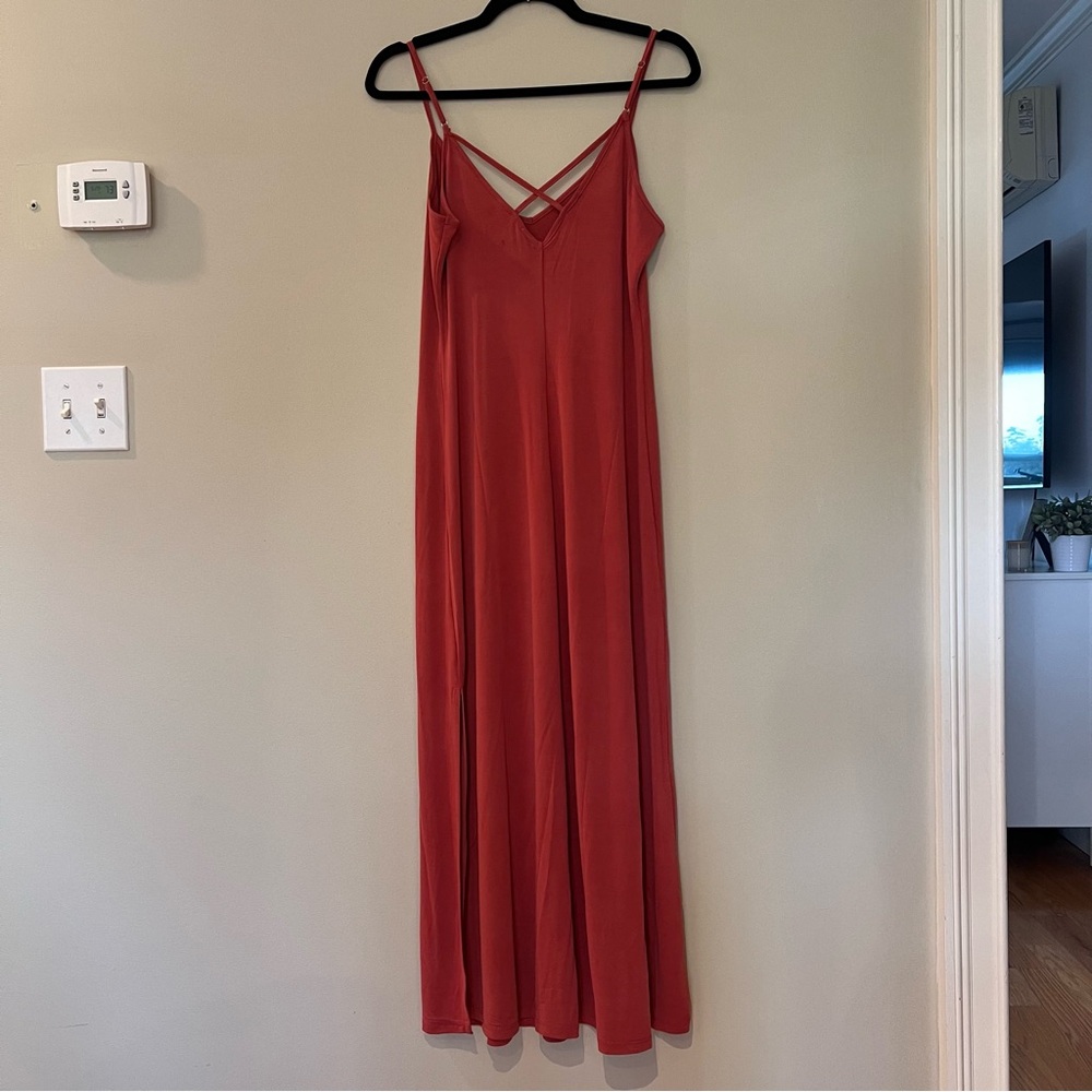 Lush Red Maxi Dress NWT - Picture 3 of 8